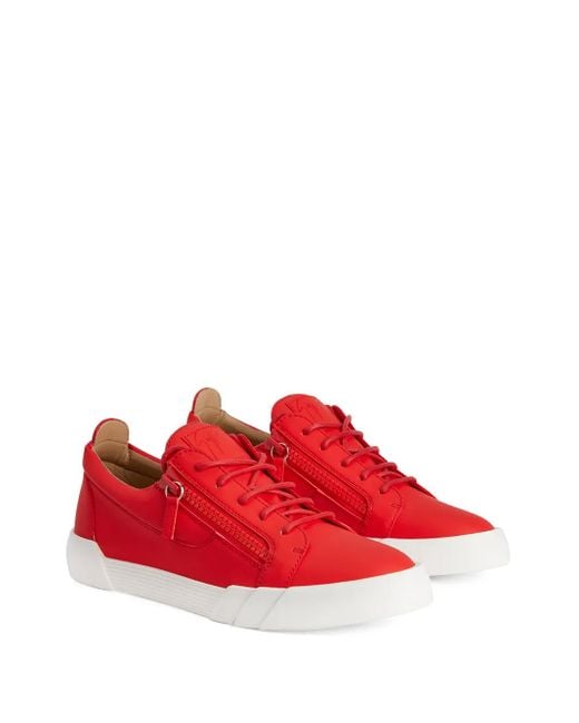 Giuseppe Zanotti Red The Shark 5.0 Sneakers for men