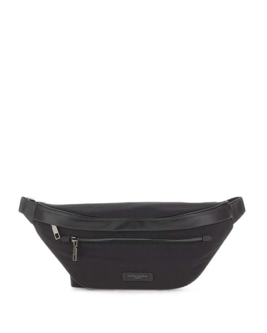 Gianni Chiarini Gray Sac Banane Oslo À Bords En Cuir for men