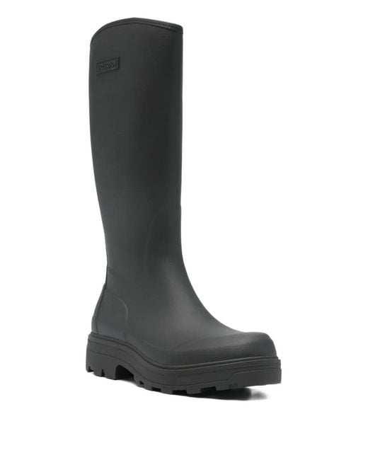 Tretorn Black Halla Lug-Sole Boots