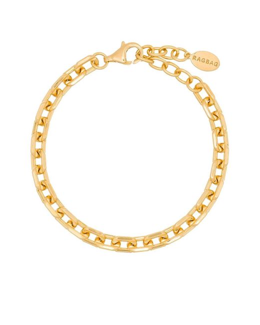 RAGBAG STUDIO Metallic Gold-plated Chain-link Bracelet