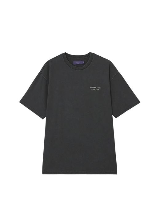 AFTERMATHS Black Dragon-Print T-Shirt for men