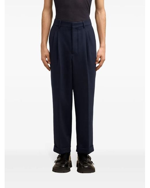 AMI Blue Trousers for men