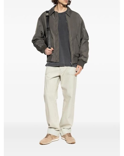 Maison Kitsuné Gray Zip Jacket for men