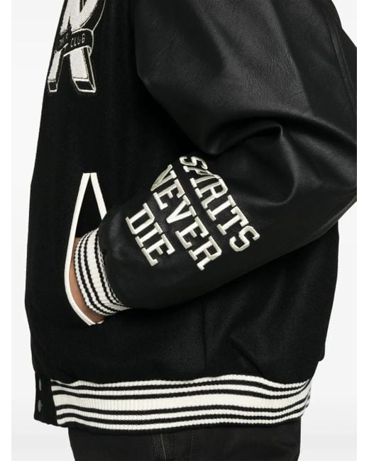 Represent Black Wool Jacket Owners Club for men