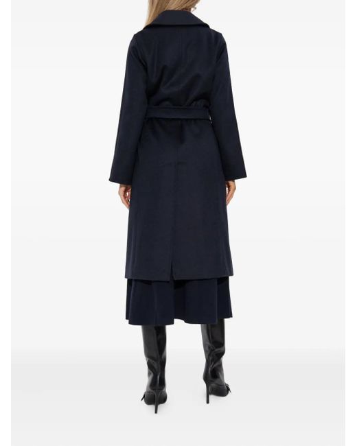 Max Mara Blue Wool Coat