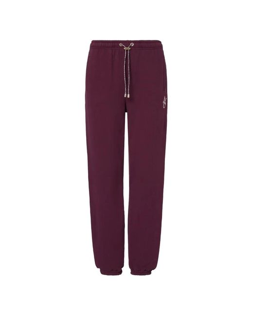 Liu Jo Purple Fleece Trousers