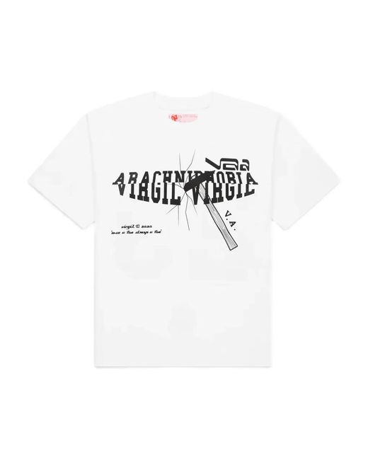 Sp5der White Pyrex T-Shirt for men