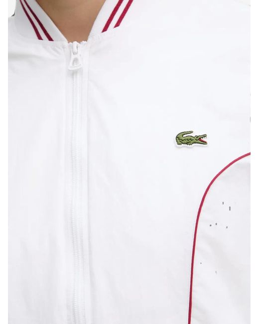 Lacoste Jacke Mit Logo-Patch in White für Herren