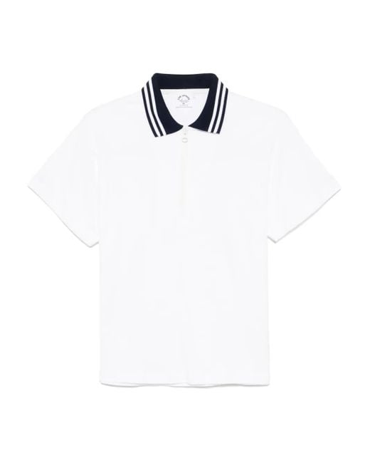 The Upside White Renshaw Luma Polo Top