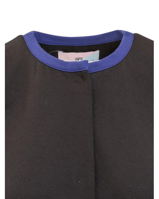 Chiara Ferragni Black Giacca Uniform