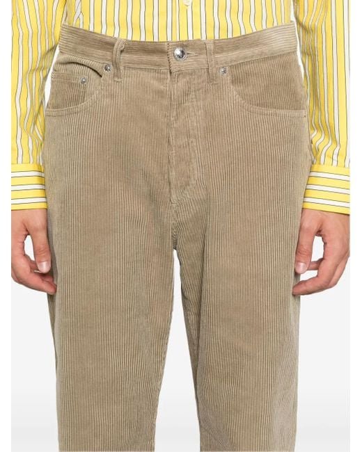 A.P.C. Natural Achille Corduroy Trousers for men