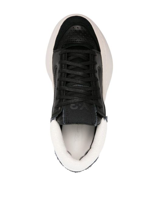 Y-3 Black Centennial Lace-up Sneakers