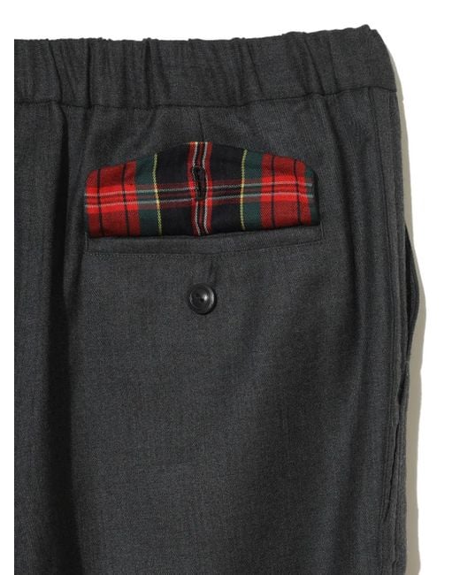 Elasticated-waist trousers Undercover de hombre de color Gray