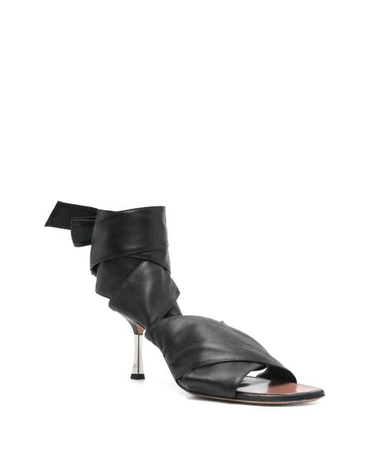 サンダル・ミュール PARIS TEXAS Women Sandals PXNL02XSHPT BLK BLACK PARIS TEXAS Black leather Nadia mules (PXNL02XSHPT BLACK