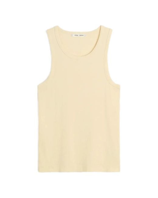 Cmmn Swdn Natural Arturo Ribbed Cotton Tank Top for men
