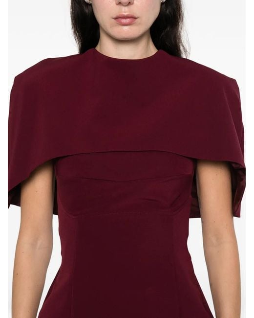 Axel 113 Red Scarlet Cape Top