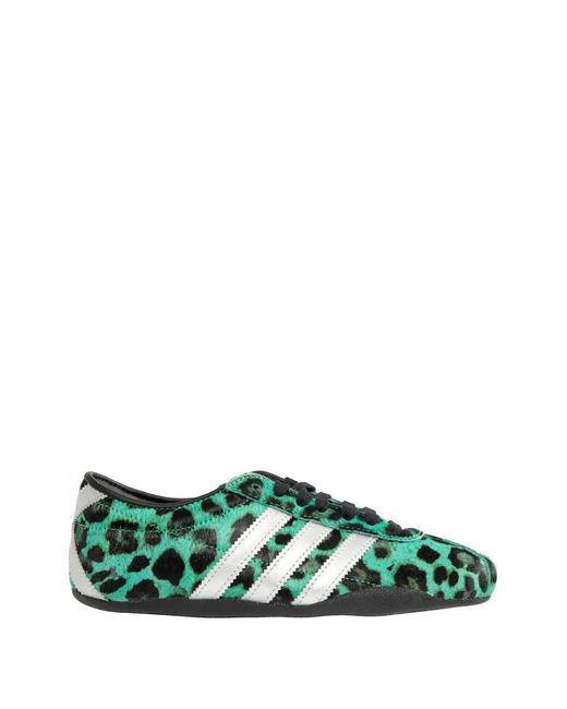 Adidas Green Tokyo Leopard-Pattern Sneakers