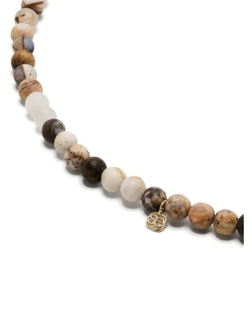 Sydney Evan Metallic 14Kt- Evil Eye Beaded Necklace for men