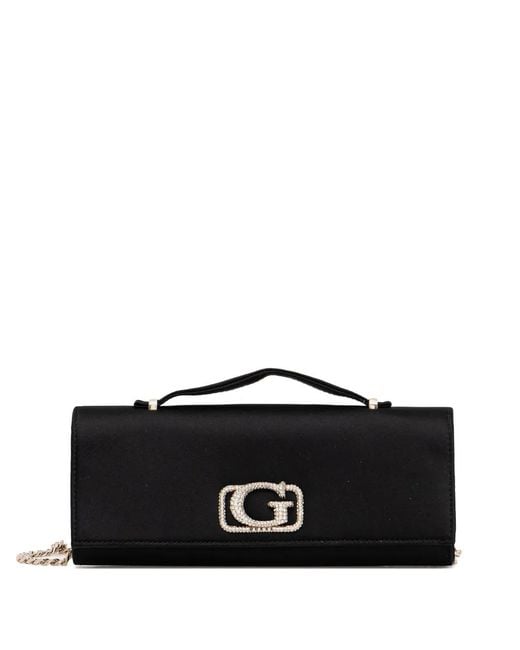 Guess Black Zalina Logo-Detail Tote Bag