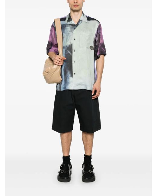 OAMC Double-Layer Shorts in Black for Men | Lyst