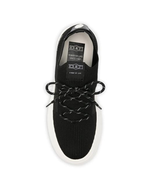 Cult White Blackstar 4498 Lace-Up Sneakers for men