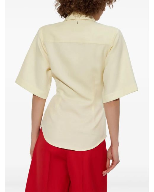 Camisa de lana virgen AMI de color White