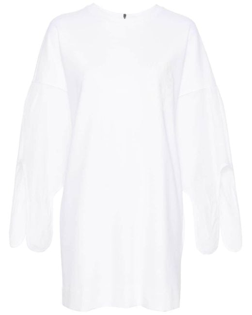 Max Mara Midi-jurk in het White