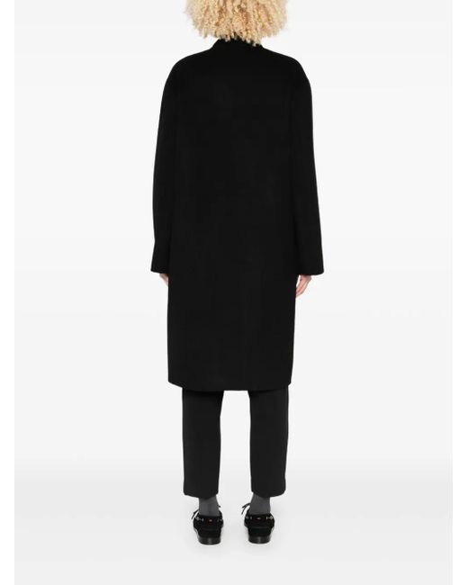 Ottod'Ame Black Belted Wrap Coat