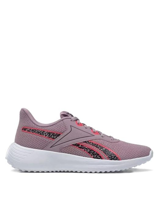 Reebok Purple Lite 3.0 Patterned-Detail Sneakers