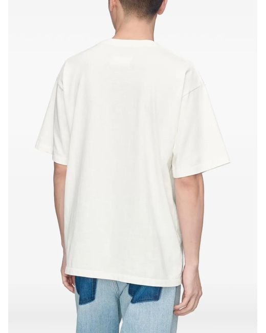 Maison Margiela White Double-Layered T-Shirt for men