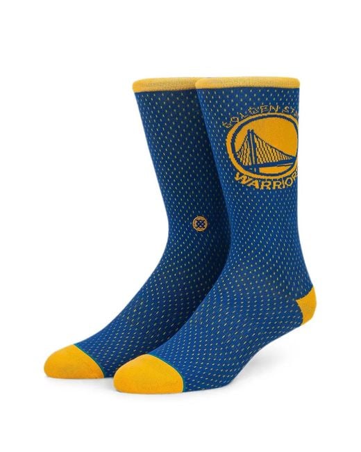 Stance Blue Nba Golden State Warriors Socks for men