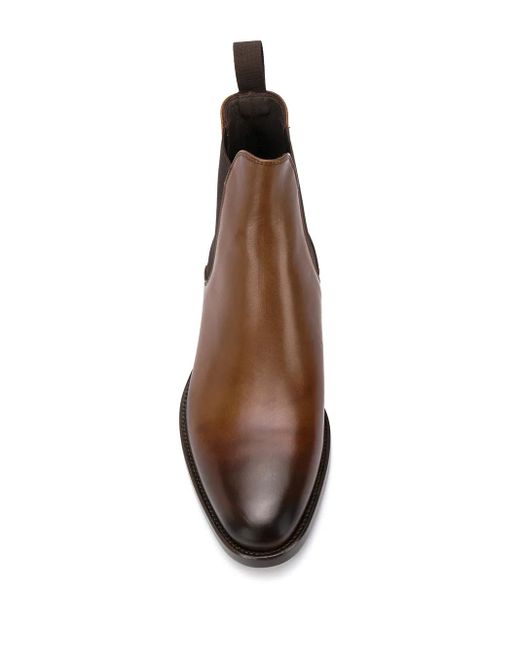 Scarosso Brown Enzo Chelsea Boots for men
