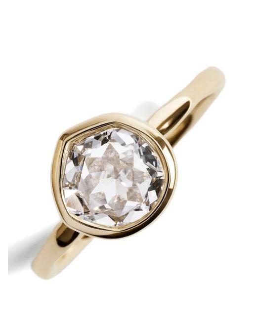 Monica Vinader White Mv Siren Solitaire Diamond Ring