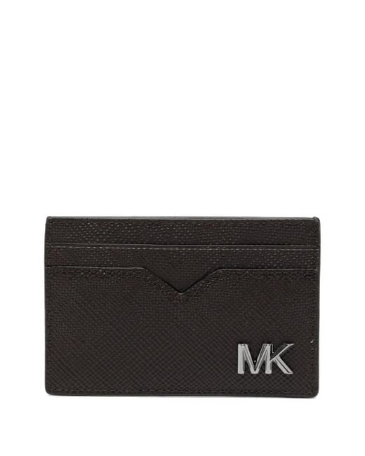 Michael Kors Black Edison Saffiano Cardholder for men