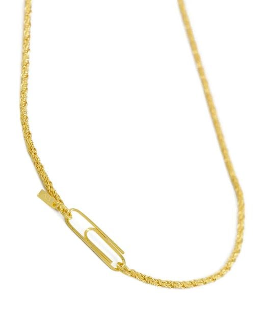 Aurelie Bidermann White Caftan Moon Pendant Necklace