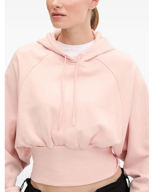 adidas By Stella McCartney Cinched-Waist Hoodie in Pink Lyst UK