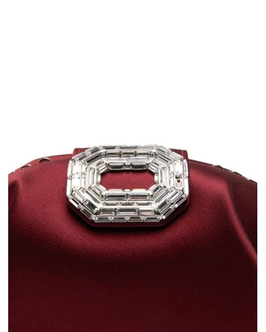 Bolso de mano Camelia con detalles AMINA MUADDI de color Red