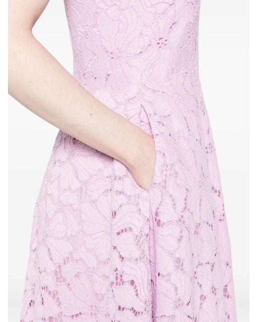 Robe Mi-Longue À Fleurs En Dentelle Jonathan Simkhai en coloris Pink