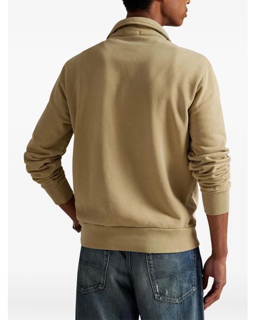 Polo Ralph Lauren Natural Zip-Up Sweatshirt for men