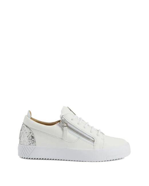 Giuseppe Zanotti White Gail Sneakers