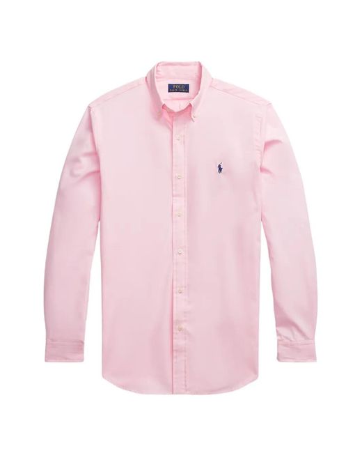Polo Ralph Lauren Pink Pony-Embroidered Button-Down Shirt for men