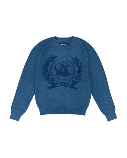 Sinclair Crest Island Pullover in Blue für Herren