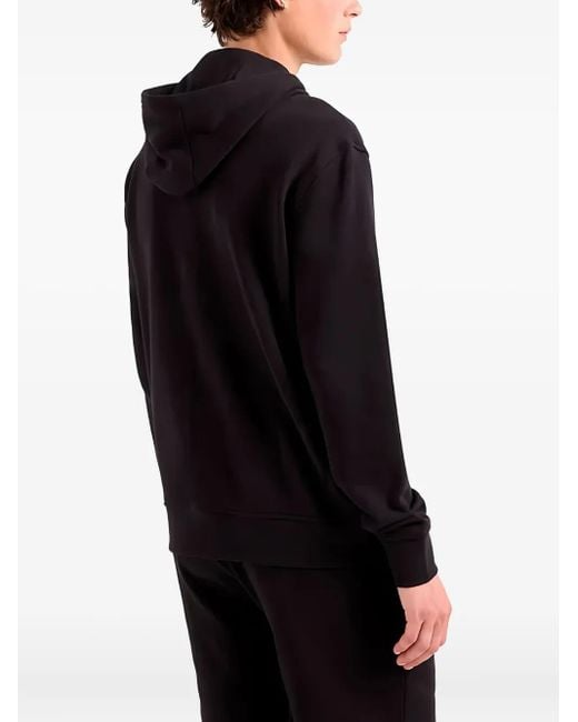 ARMANI EXCHANGE Hoodie mit Reißverschluss in Black für Herren