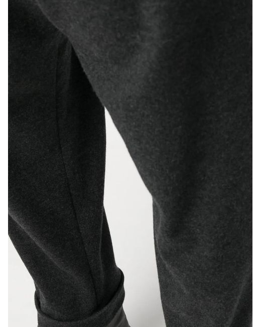 Balmain Black Low-crotch Drawstring-waist Trousers for men