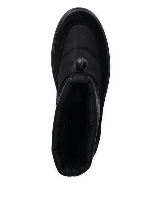 Gant Black Logo-Patch Boots