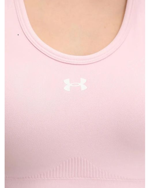 Under Armour Purple Seamless Racerback Sports Bra