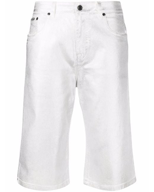 Tom Ford White Knee-Length Denim Shorts