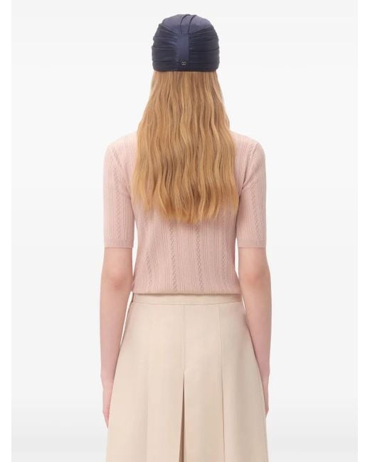 Valentino Garavani Pink Embroidered T-Shirt