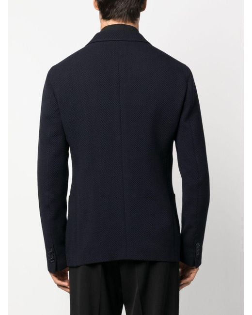 Upton double-breasted blazer di Giorgio Armani in Blue da Uomo