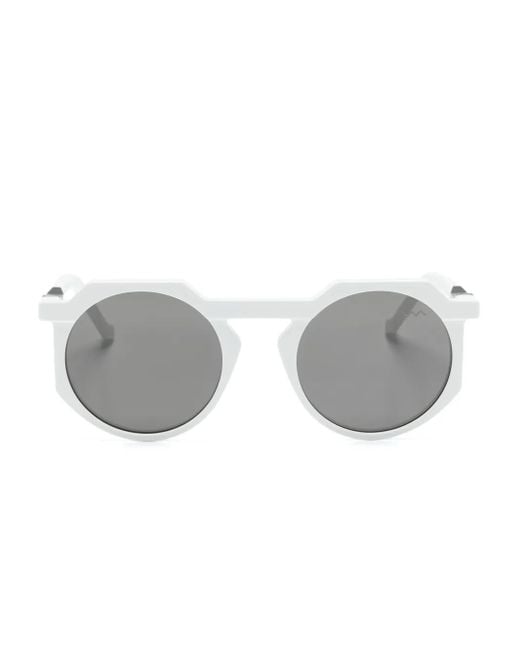 VAVA Eyewear Gray Round-Frame Sunglasses